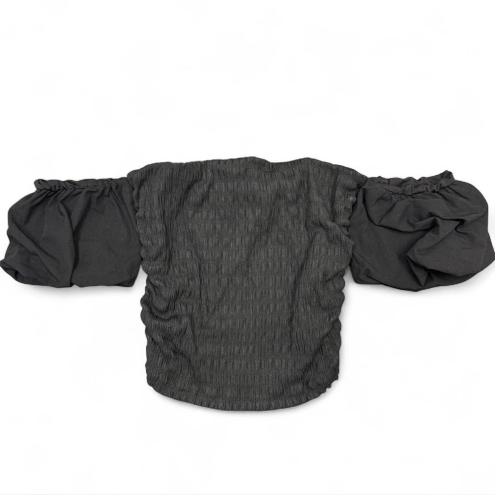Bershka Black Off-Shoulder Blouse - Picture 3 of 5